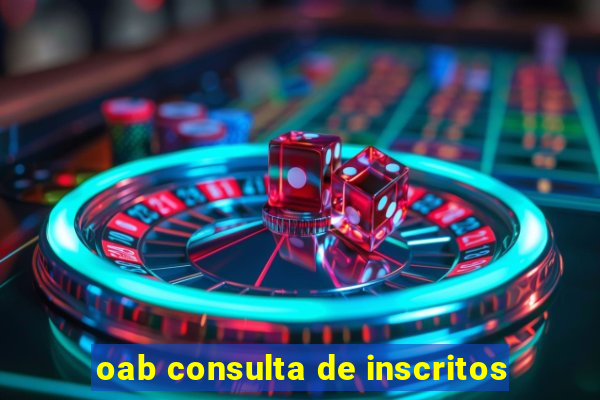 oab consulta de inscritos